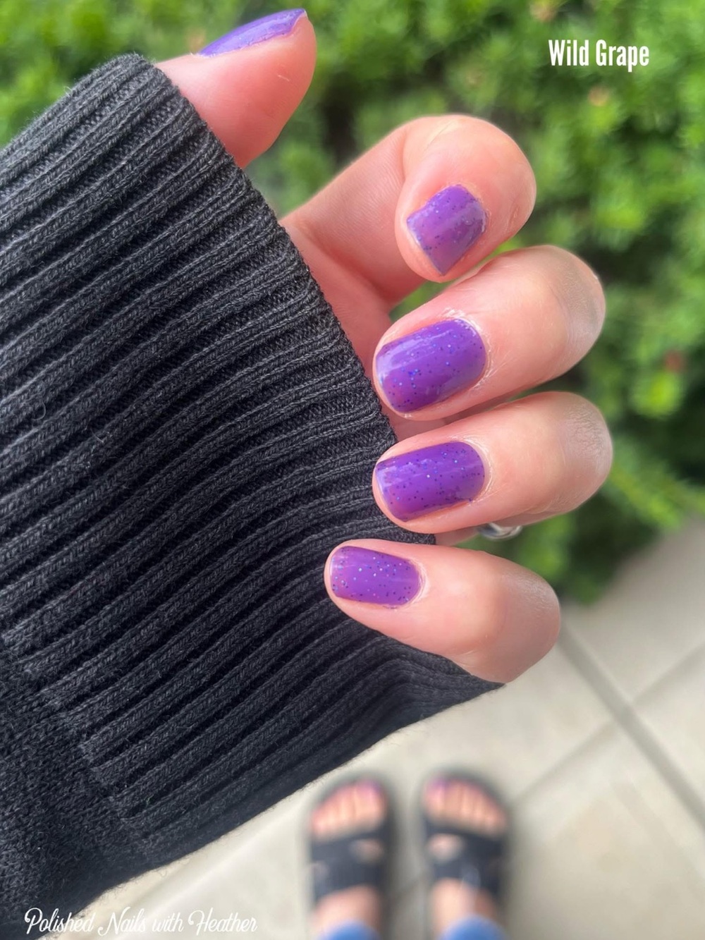 *Retired* Color Street: Wild Grape | Purple Indigo Sheer Glitter Party Jelly